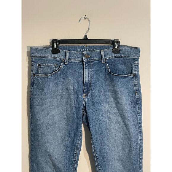 Mott And Bow Jeans Men 34X30 Blue Slim Fit Denim Cotton Stretch Classic City - Picture 2 of 10
